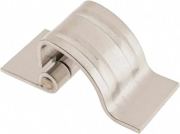 Made in USA - 1-1/4" Wide x 0.09" Thick, Concealed Hinge - Stainless Steel, Plain Finish - Exact Tooling