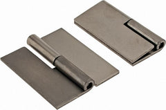 Made in USA - 1.68" Wide x 0.075" Thick, Slip Joint Hinge - Steel, Plain Finish - Exact Tooling