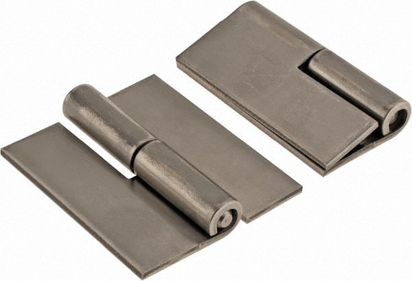 Made in USA - 1.68" Wide x 0.075" Thick, Slip Joint Hinge - Stainless Steel, Plain Finish - Exact Tooling