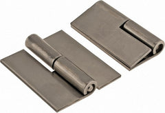 Made in USA - 1.68" Wide x 0.075" Thick, Slip Joint Hinge - Stainless Steel, Plain Finish - Exact Tooling