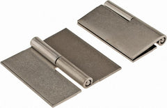 Made in USA - 2-1/2" Wide x 0.075" Thick, Slip Joint Hinge - Stainless Steel, Plain Finish - Exact Tooling