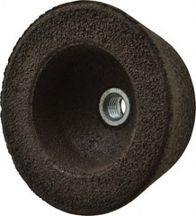 Norton - 5" Diam, 2" Overall Thickness, 16 Grit, Type 11 Tool & Cutter Grinding Wheel - Very Coarse Grade, Zirconia Alumina, Q Hardness, 7,260 RPM - Exact Tooling