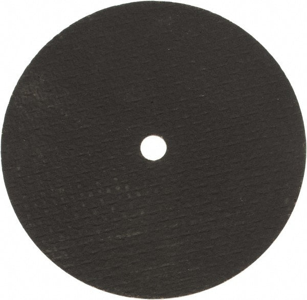 Norton - 6" 36 Grit Aluminum Oxide Cutoff Wheel - 1/16" Thick, 1/2" Arbor, 10,190 Max RPM, Use with Stationary Grinders - Exact Tooling