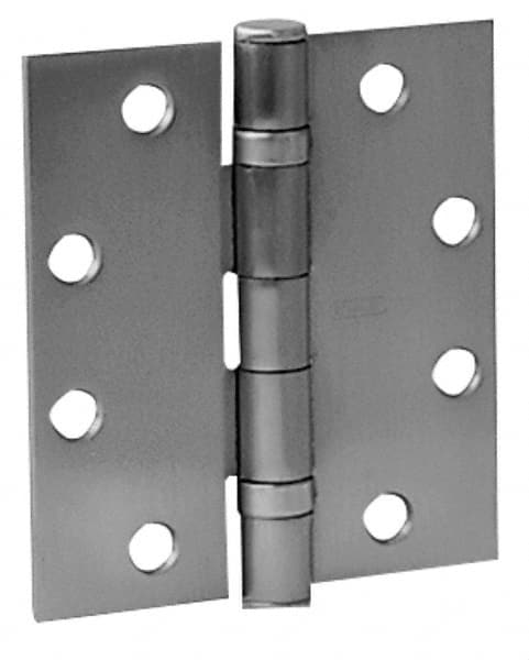 Stanley - 4" Long x 4" Wide Steel Full Mortise Commercial Hinge - Exact Tooling