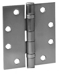 Stanley - 4-1/2" Long x 4" Wide Steel Full Mortise Commercial Hinge - Exact Tooling