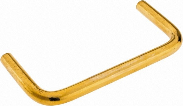 Electro Hardware - Round Handle - Plain, Brass, 3" Center to Center - Exact Tooling