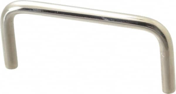 Electro Hardware - Round Handle - Nickel Plated, Brass, 3" Center to Center - Exact Tooling
