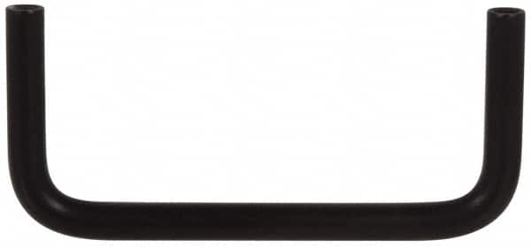 Electro Hardware - Round Handle - Black Coated, Brass, 4" Center to Center - Exact Tooling