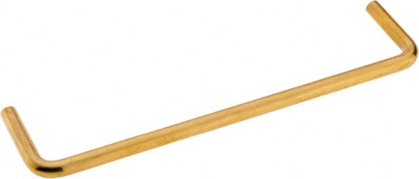 Electro Hardware - Round Handle - Plain, Brass, 6" Center to Center - Exact Tooling