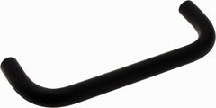 Electro Hardware - 8-32 Internal Thread, 5/16" Handle Diam, Black Anodized Aluminum Drawer Pull - 3-1/2" Center to Center - Exact Tooling