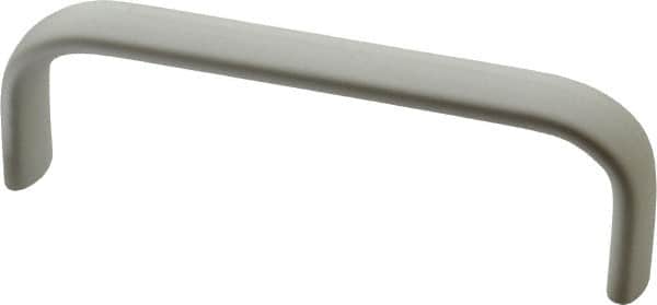 Electro Hardware - 1-1/2" High Oval Handle - Clear Anodized, Aluminum, 4-9/16" Center to Center - Exact Tooling