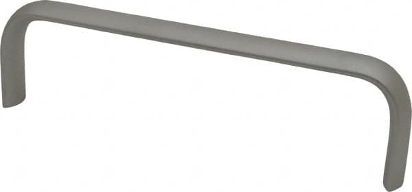 Electro Hardware - 1-3/4" High Oval Handle - Plain, Aluminum, 6" Center to Center - Exact Tooling