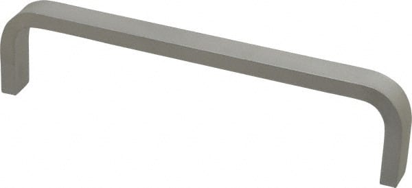 Electro Hardware - 1-1/2" High Rectangular Handle - Plain, Aluminum, 6" Center to Center - Exact Tooling