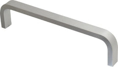 Electro Hardware - 1-1/2" High Rectangular Handle - Clear Finish, Aluminum, 6" Center to Center - Exact Tooling