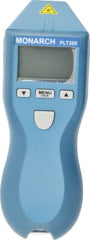 Made in USA - Accurate up to 0.01 (Optical) and 1.0 (Contact), 0.001 to 10 RPM Resolution, Contact and Noncontact Tachometer - Exact Tooling