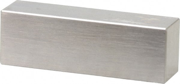 Mitutoyo - 0.45" Rectangular Steel Gage Block - Accuracy Grade 0, Includes Certificate of Inspection - Exact Tooling