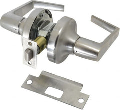 Yale - Grade 2 Passage Lever Lockset - 2-3/4" Back Set, 6 Pin Para Keyway Cylinder, US26D/Satin Chrome Plated Finish - Exact Tooling