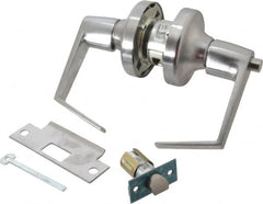 Yale - Grade 2 Privacy Lever Lockset - 2-3/4" Back Set, 6 Pin Para Keyway Cylinder, US26D/Satin Chrome Plated Finish - Exact Tooling