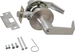 Yale - Grade 1 Storeroom Lever Lockset - 2-3/4" Back Set, 6 Pin Para Keyway Cylinder, US26D/Satin Chrome Plated Finish - Exact Tooling