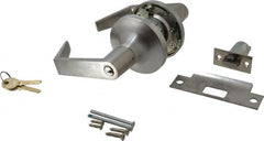 Yale - Grade 1 Entrance Lever Lockset - 2-3/4" Back Set, 6 Pin Para Keyway Cylinder, US26D/Satin Chrome Plated Finish - Exact Tooling
