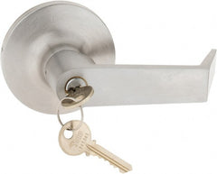 Yale - Fire Rated, Entry Lever Lock with 3-1/2" Rose - Chrome (26D) Finish, Grade 1 - Exact Tooling