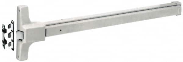 Yale - 36" Long Fire Rated, Series 2100 Flatbar - Sprayed Aluminum, Grade 1 - Exact Tooling