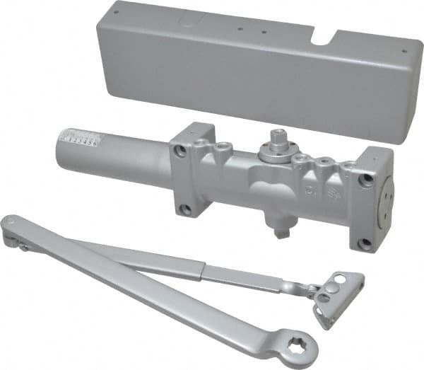 Norton Door Closers - Push & Pull Side Mount, Multi Size Closer Power Operated Damper - Aluminum Finish - Exact Tooling