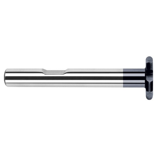 ‎1.3750″ (1-3/8″) Cutter Diameter × 0.1875″ (3/16″) Radius Carbide Full Radius Large Diameter Standard Keyseat Cutter, 6 Flutes, AlTiN Coated - Exact Tooling
