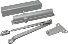 Norton Door Closers - Push & Pull Side Mount, Multi Size Closer Power Operated Damper - Aluminum Finish - Exact Tooling