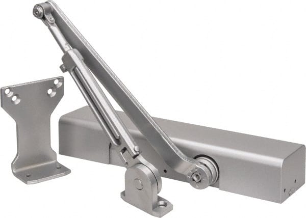 Norton Door Closers - Push & Pull Side Mount, Multi Size Closer Power Operated Damper - Aluminum Finish - Exact Tooling