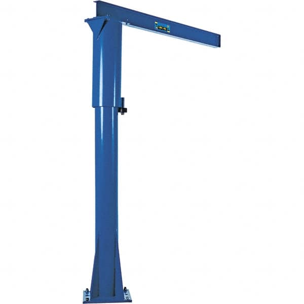 Vestil - 1,000 Lb Load Capacity, Steel Jib Crane - 6' Span - Exact Tooling