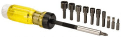 Proto - Mini-Ratchet Bit Screwdriver Kit - Phillips, Slotted, Nut Setters, Magnetic - Exact Tooling