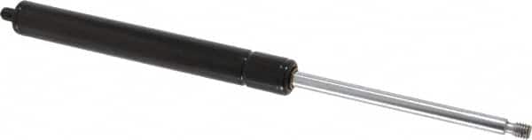 Value Collection - 0.24" Rod Diam, 0.59" Tube Diam, 40 Lb Capacity, Fixed Force Gas Spring - 9.6" Extended Length, 3.15" Stroke Length, Threaded End, Black Nitride Piston - Exact Tooling