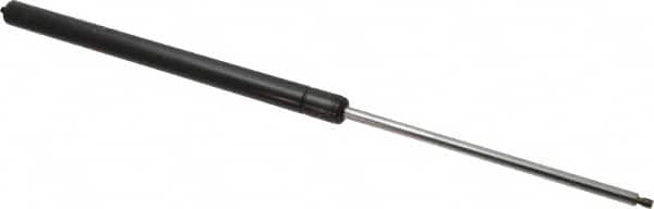 Value Collection - 0.32" Rod Diam, 0.75" Tube Diam, 20 Lb Capacity, Fixed Force Gas Spring - 19.63" Extended Length, 7" Stroke Length, Threaded End, Black Nitride Piston - Exact Tooling