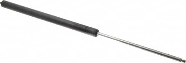 Value Collection - 0.32" Rod Diam, 0.75" Tube Diam, 90 Lb Capacity, Fixed Force Gas Spring - 19.63" Extended Length, 7" Stroke Length, Threaded End, Black Nitride Piston - Exact Tooling