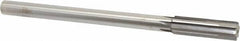 Made in USA - 0.665" Carbide-Tipped 6 Flute Chucking Reamer - Straight Flute, 9/16" Straight Shank, 2-1/4" Flute Length, 9" OAL - Exact Tooling