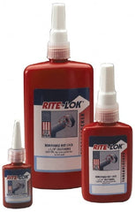 3M - 250 mL Bottle, Red, Medium Strength Liquid Threadlocker - Series TL62, 24 hr Full Cure Time, Hand Tool, Heat Removal - Exact Tooling