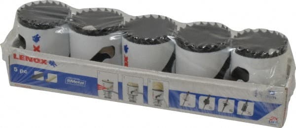 Lenox - 1-1/2" Diam, 1-1/2" Cutting Depth, Hole Saw - Bi-Metal Saw, Toothed Edge - Exact Tooling