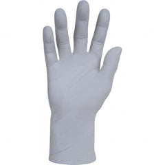 KleenGuard - Size M, 3-1/2 mil, Industrial Grade, Powder Free Nitrile Disposable Gloves - Exact Tooling