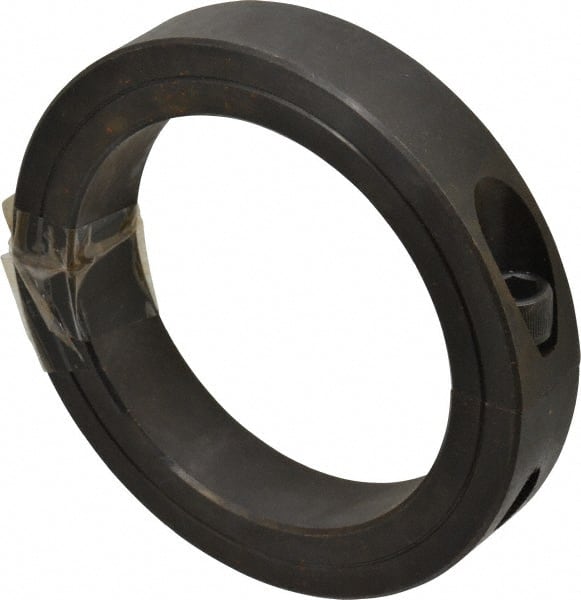 Climax Metal Products - 3-1/2" Bore, Steel, Two Piece Clamping Shaft Collar - 4-3/4" Outside Diam, 7/8" Wide - Exact Tooling