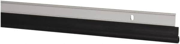 Pemko - 36" Long x 1-1/4" Wide, Head & Jamb Weatherstripping - Clear Anodized Aluminum Finish - Exact Tooling