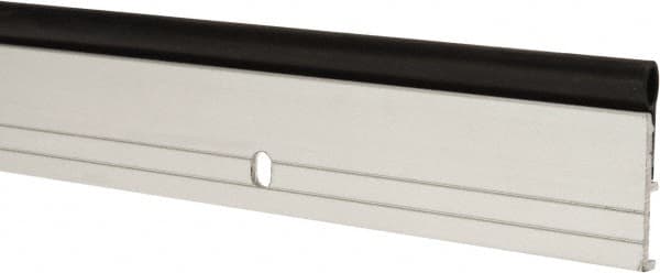 Pemko - 48" Long x 1-1/4" Wide, Head & Jamb Weatherstripping - Clear Anodized Aluminum Finish - Exact Tooling