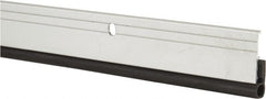 Pemko - 84" Long x 1-1/4" Wide, Head & Jamb Weatherstripping - Clear Anodized Aluminum Finish - Exact Tooling