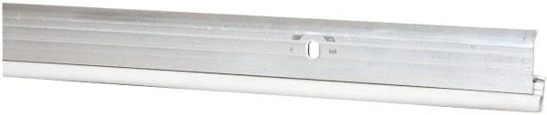 Pemko - 84" Long x 1-1/16" Wide, Head & Jamb Weatherstripping - Mill Finish Aluminum Finish - Exact Tooling