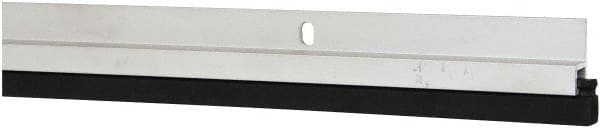 Pemko - 48" Long x 1-1/16" Wide, Heavy-Duty Head & Jamb Weatherstripping - Clear Anodized Aluminum Finish - Exact Tooling