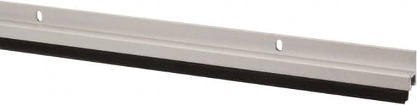 Pemko - 72" Long x 1-1/16" Wide, Heavy-Duty Head & Jamb Weatherstripping - Clear Anodized Aluminum Finish - Exact Tooling