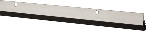 Pemko - 96" Long x 1-1/16" Wide, Heavy-Duty Head & Jamb Weatherstripping - Clear Anodized Aluminum Finish - Exact Tooling