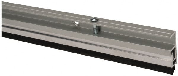 Pemko - 48" Long x 1-3/4" Wide, Adjustable Head & Jamb Weatherstripping - Clear Anodized Aluminum Finish - Exact Tooling