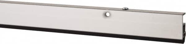 Pemko - 96" Long x 1-3/4" Wide, Adjustable Head & Jamb Weatherstripping - Clear Anodized Aluminum Finish - Exact Tooling