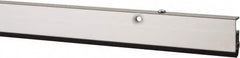 Pemko - 96" Long x 1-3/4" Wide, Adjustable Head & Jamb Weatherstripping - Clear Anodized Aluminum Finish - Exact Tooling